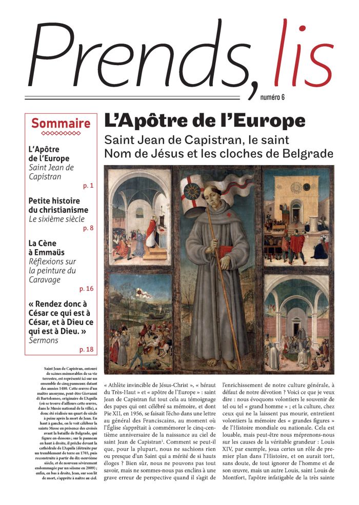 Apôtre de l'Europe, Saint Jean de Capistran